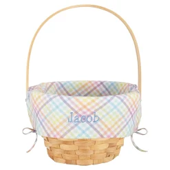 Premium Embroidered Easter Basket