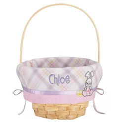 Premium Embroidered Easter Basket