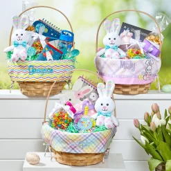 Premium Embroidered 12” Easter Basket