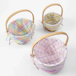 Premium Embroidered 10” Easter Basket