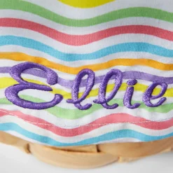 Premium Embroidered 10” Easter Basket