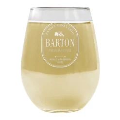 Premium Wines Engraved Stemless Wine Glass