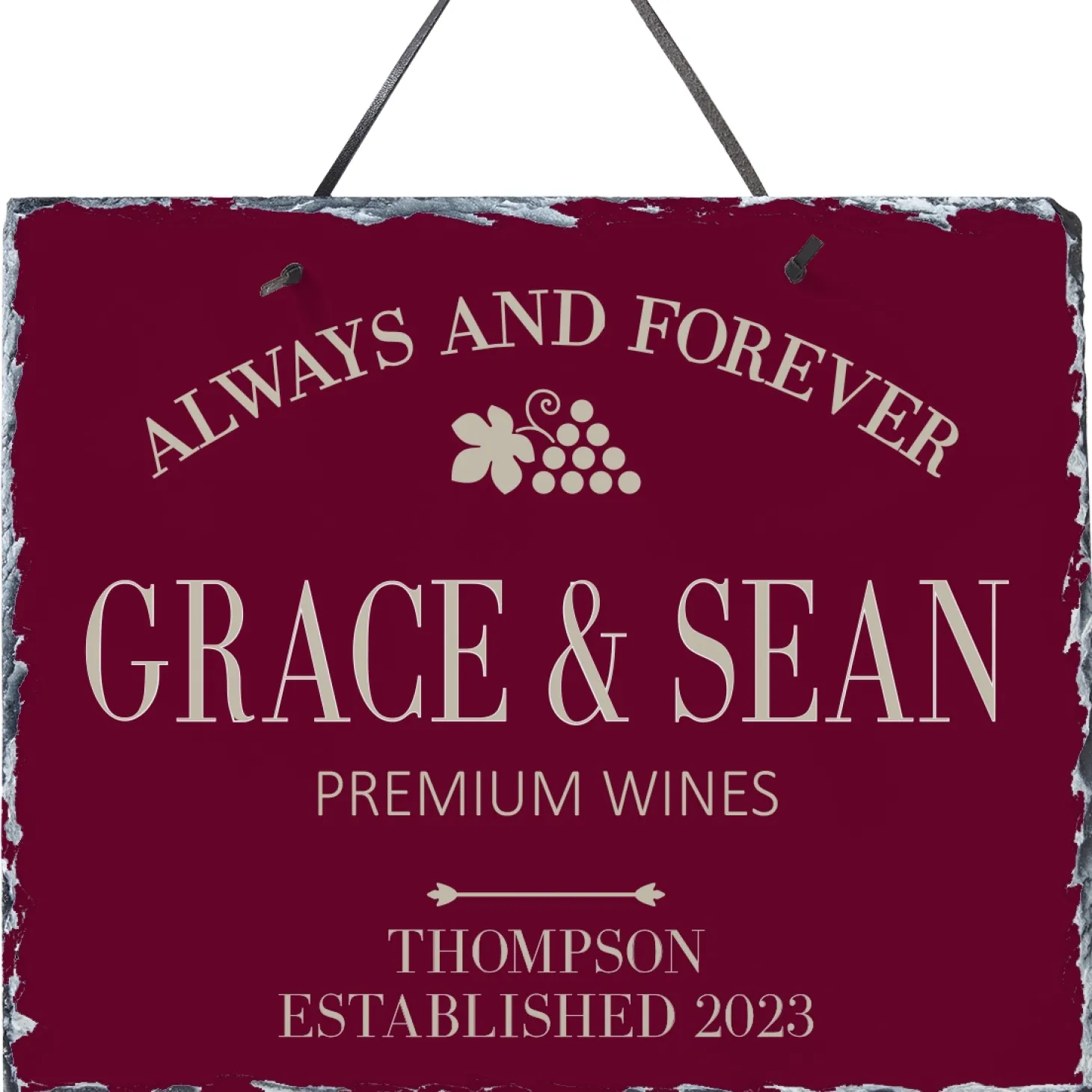 Premium Wines Slate Sign
