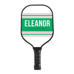 Preppy Stripes Pickleball Paddle