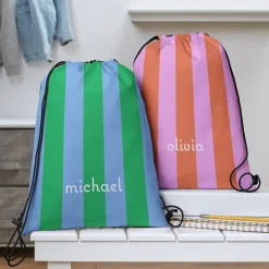 Prepster Stripe Drawstring Bag