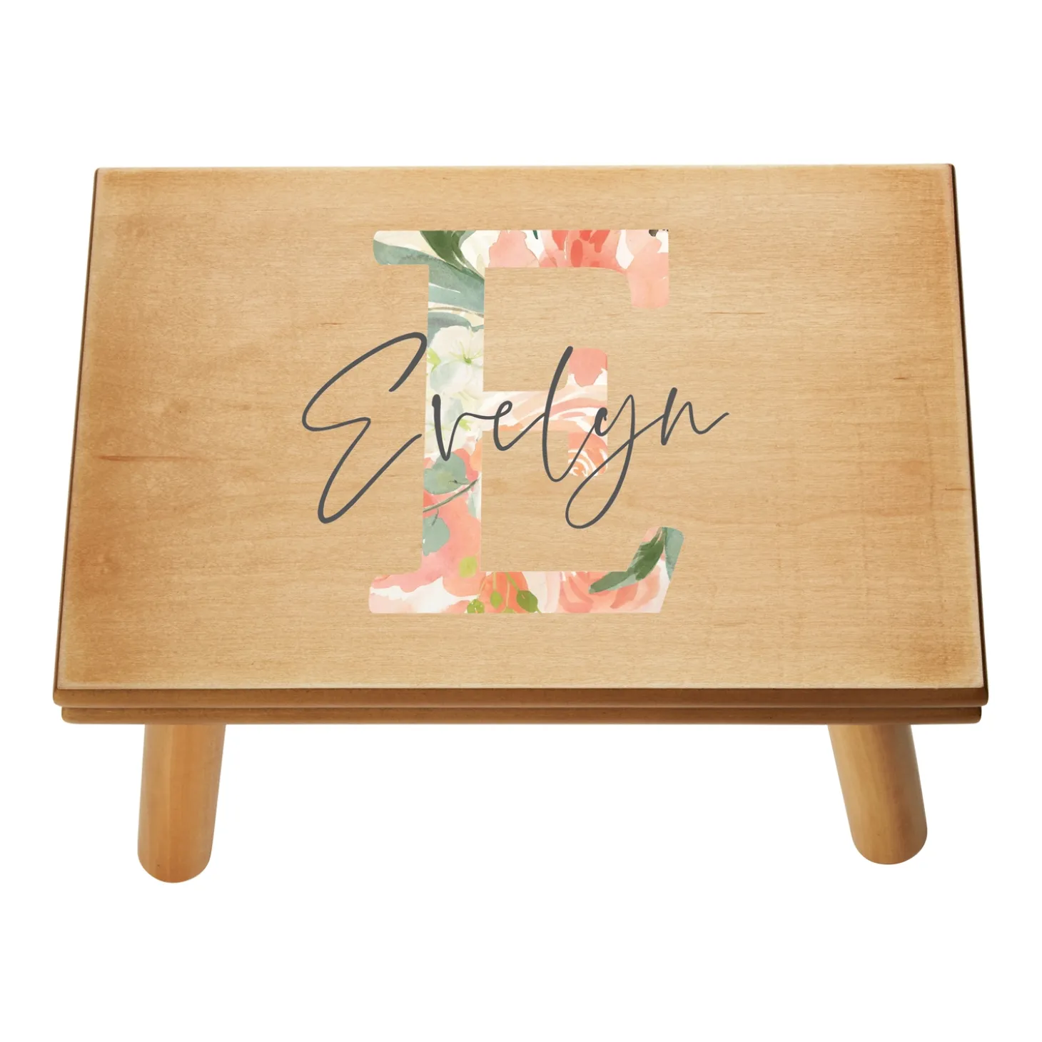 Pretty Initial Step Stool