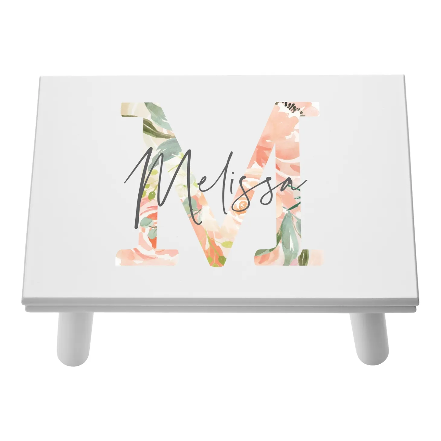 Pretty Initial Step Stool