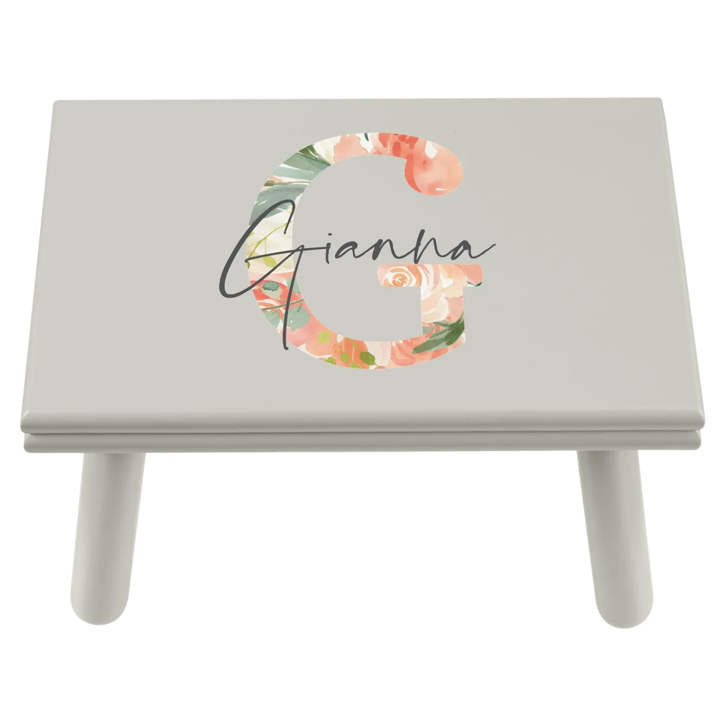Pretty Initial Step Stool