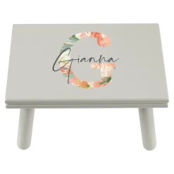 Pretty Initial Step Stool