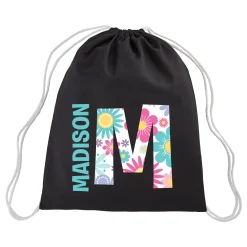 Pretty Pattern Drawstring Bag