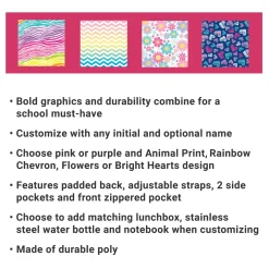 Pretty Pattern Pink Backpack Collection