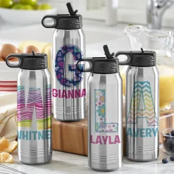 Pretty Pattern Stainless Steel Water Bottle