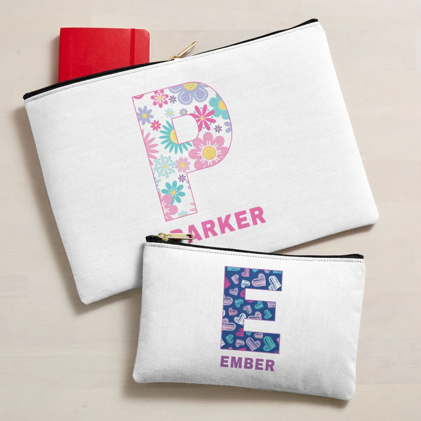 Pretty Pattern Zipper Pouch