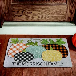Pretty Pumpkins Doormat
