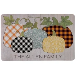 Pretty Pumpkins Doormat