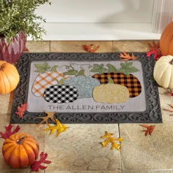 Pretty Pumpkins Doormat
