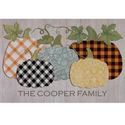 Pretty Pumpkins Doormat