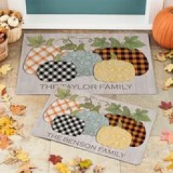 Pretty Pumpkins Doormat