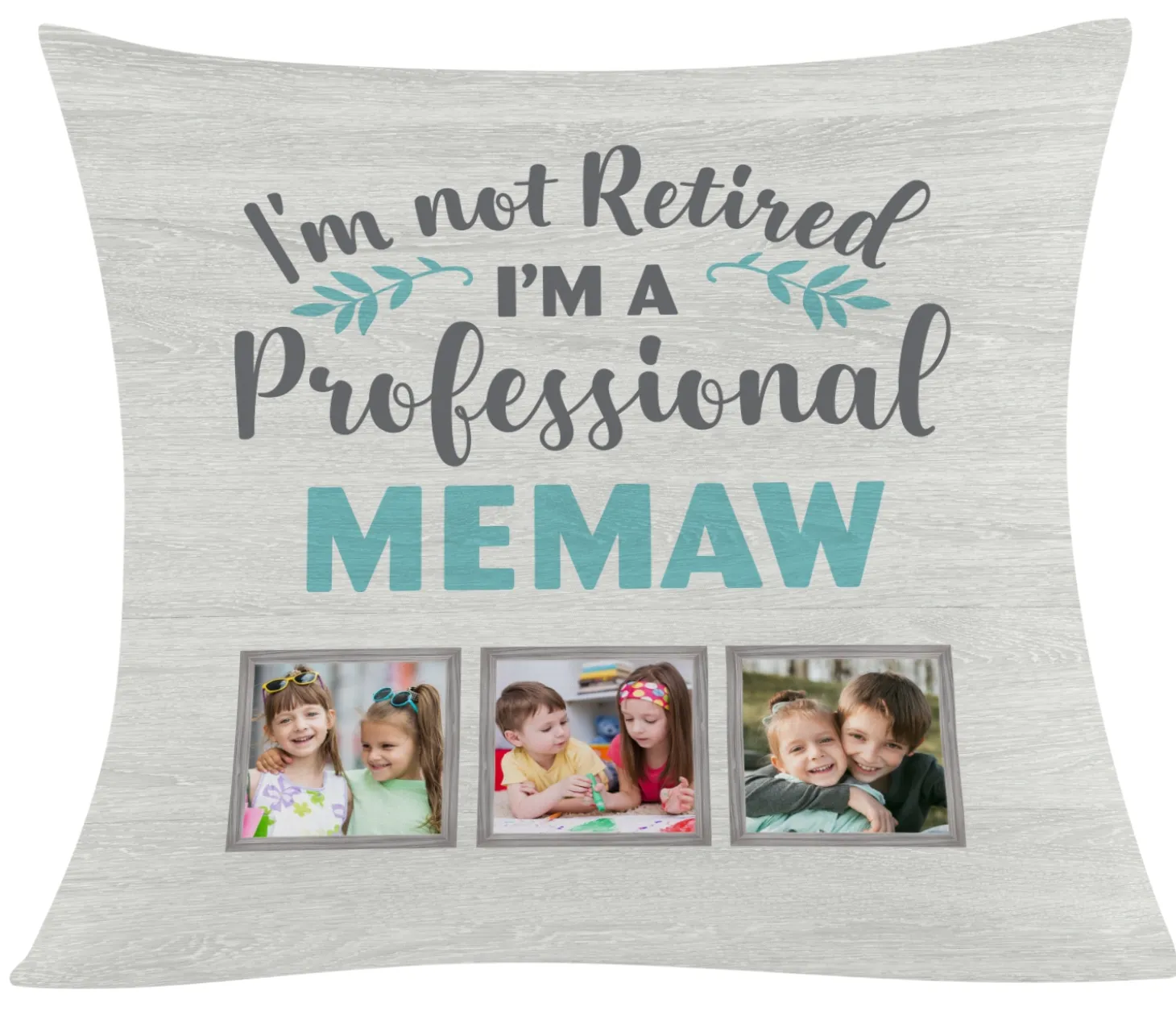 Professional Grandparent Photo Pillow