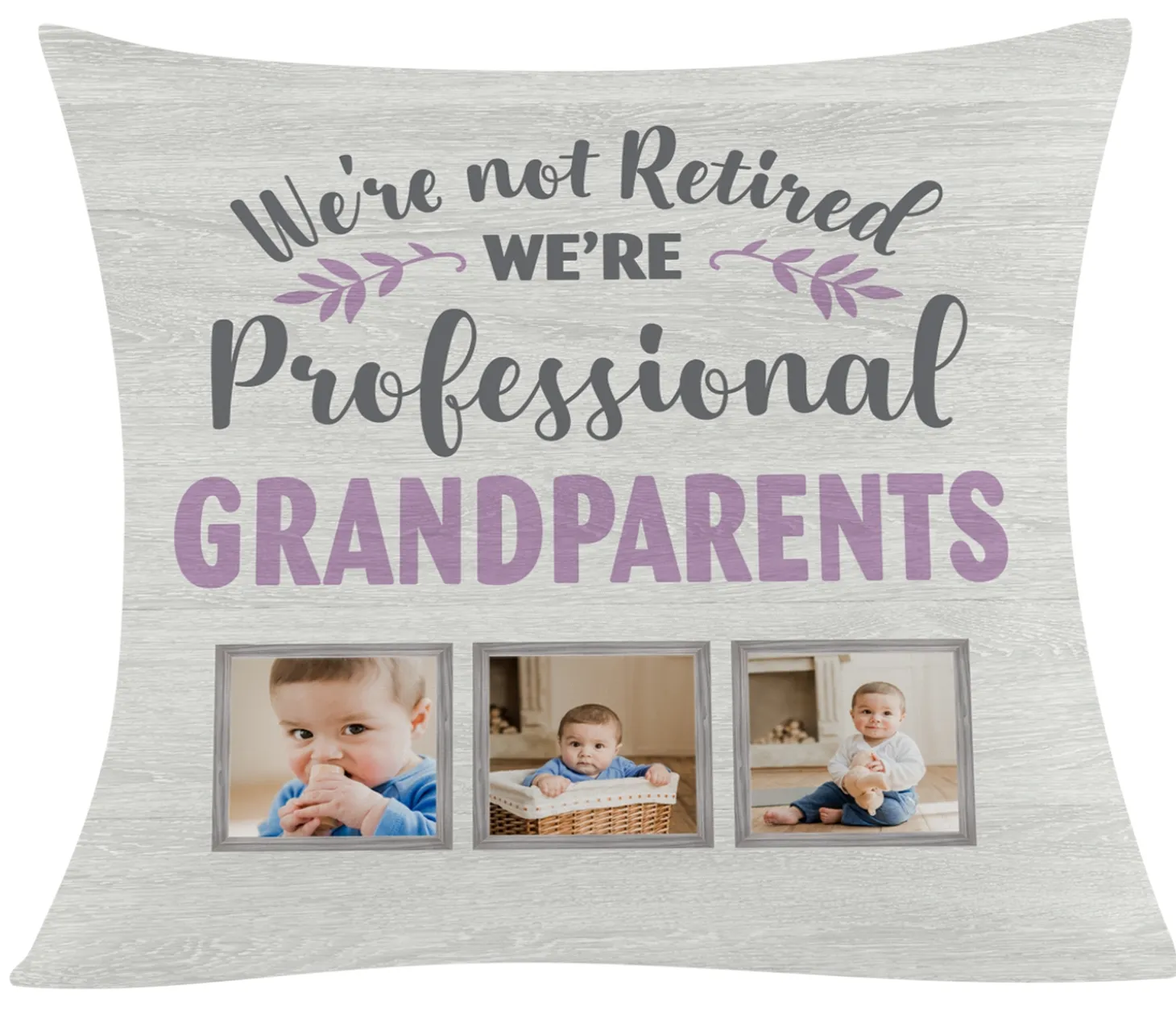 Professional Grandparent Photo Pillow