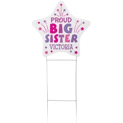 Proud Sibling Star Yard Sign