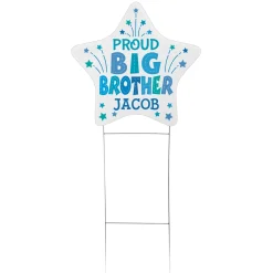 Proud Sibling Star Yard Sign