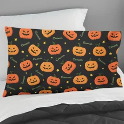 Pumpkin Faces Pillowcase