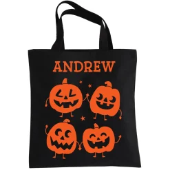 Pumpkin Friends Reflective Treat Bag