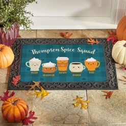 Pumpkin Spice Family Doormat