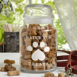 Puppy Love Glass Treat Jar
