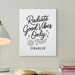 Radiate Good Vibes Only Canvas