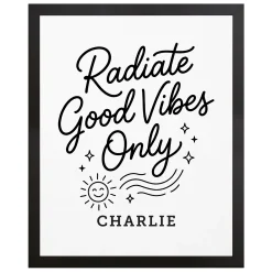 Radiate Good Vibes Only Canvas