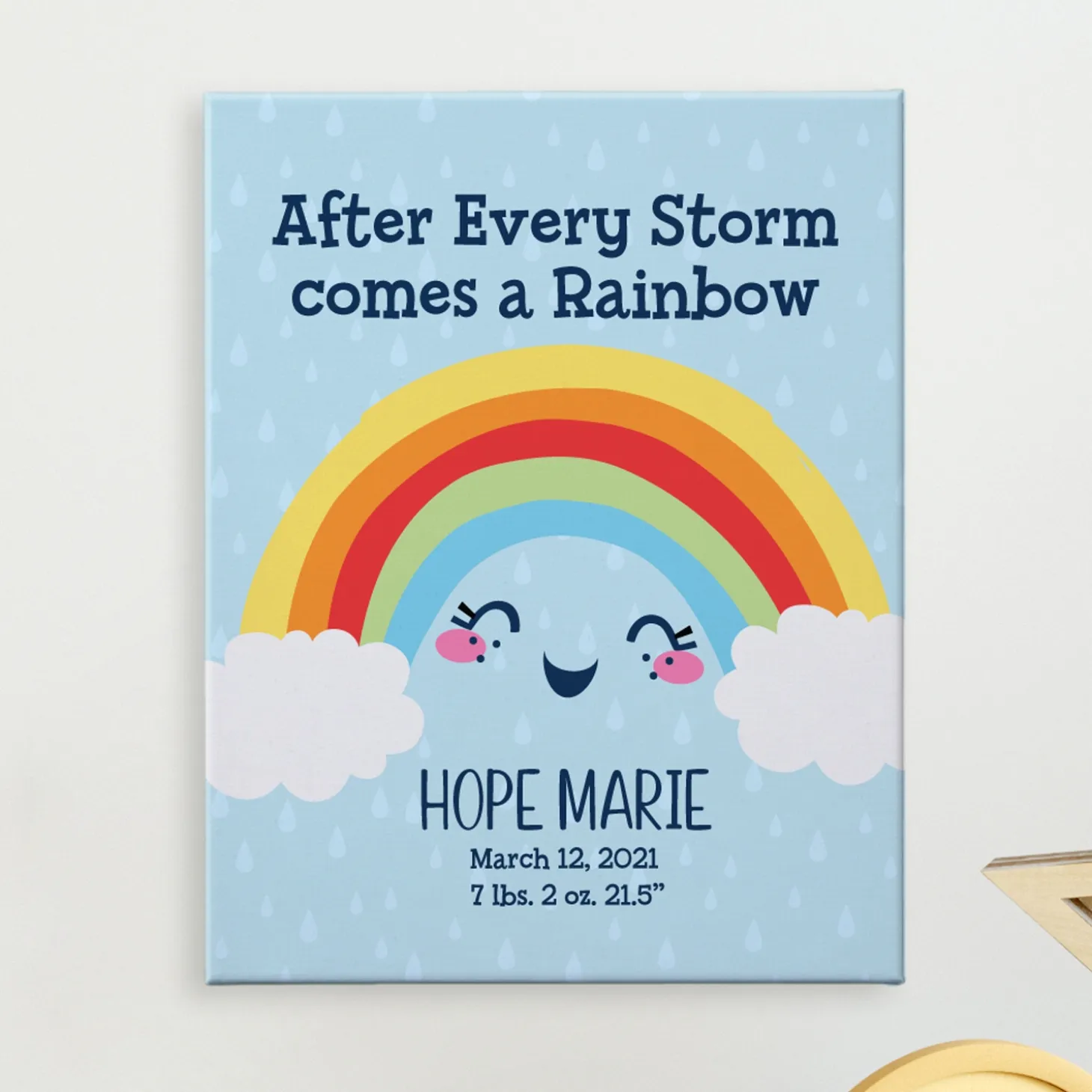 Rainbow Baby Canvas