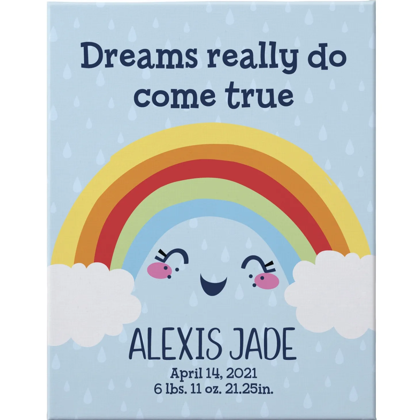 Rainbow Baby Canvas