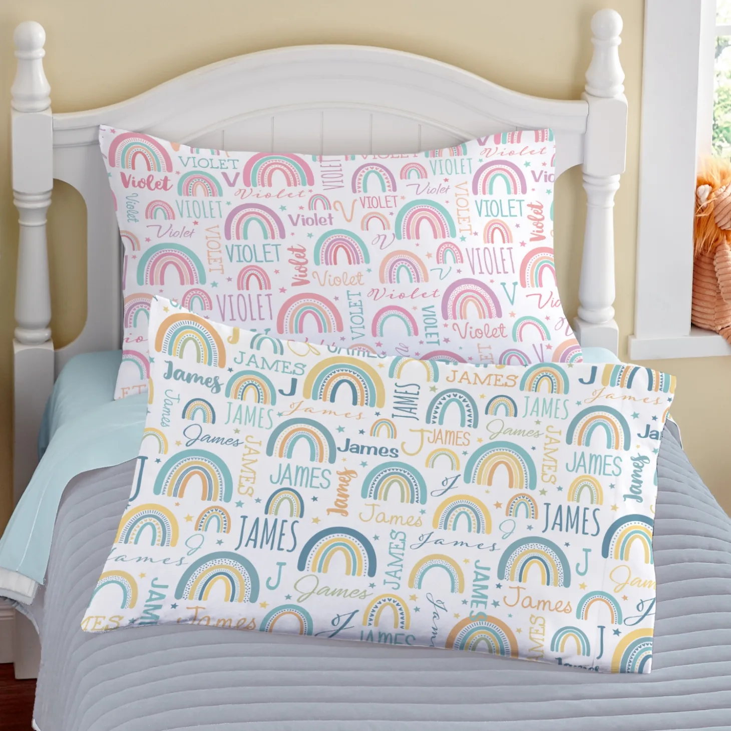 Rainbow Dreams Pillowcase