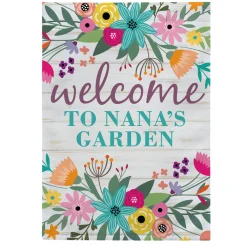 Rainbow Flowers Garden Flag
