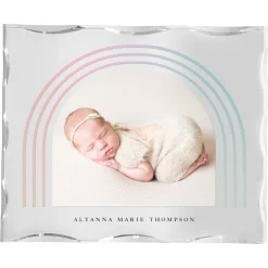 Rainbow Love Photo Acrylic Block