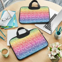 Rainbow Name Laptop Carrying Bag