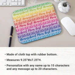 Rainbow Name Mouse Pad