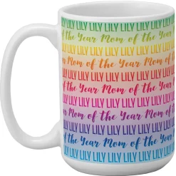 Rainbow Name Mug