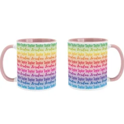 Rainbow Name Mug