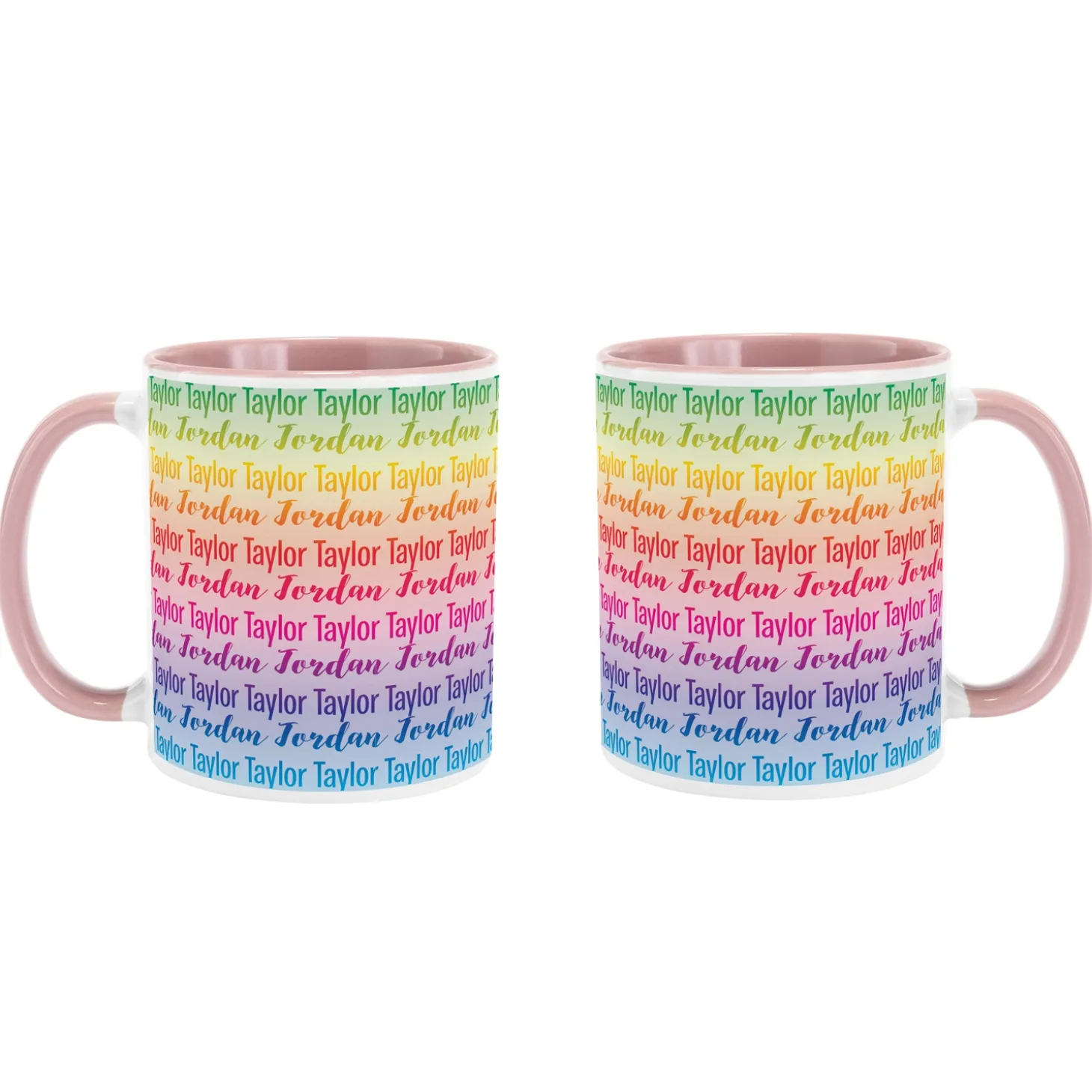 Rainbow Name Mug