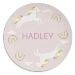 Rainbows and Unicorns Plate