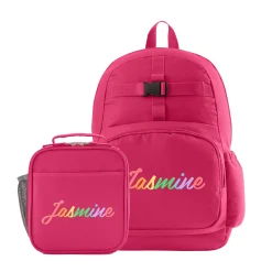 Rainbow Script Backpack Collection