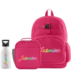 Rainbow Script Backpack Collection