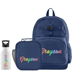 Rainbow Script Backpack Collection