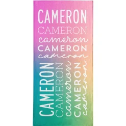 Rainbow Sunset Beach Towel