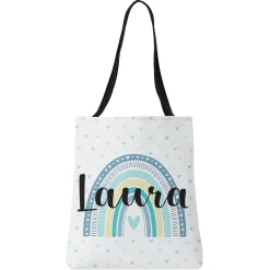 Rainbow Wishes Allover Print Tote
