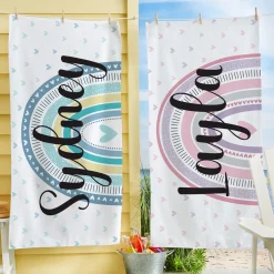 Rainbow Wishes Beach Towel