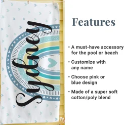 Rainbow Wishes Beach Towel
